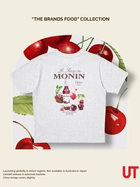 Uniqlo x Monin Cherry Graphic Tee